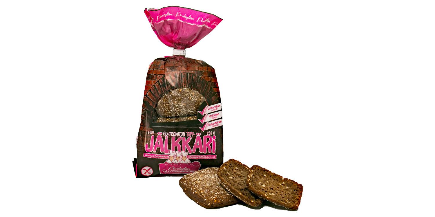 gluteeniton teff jälkiuunileipä