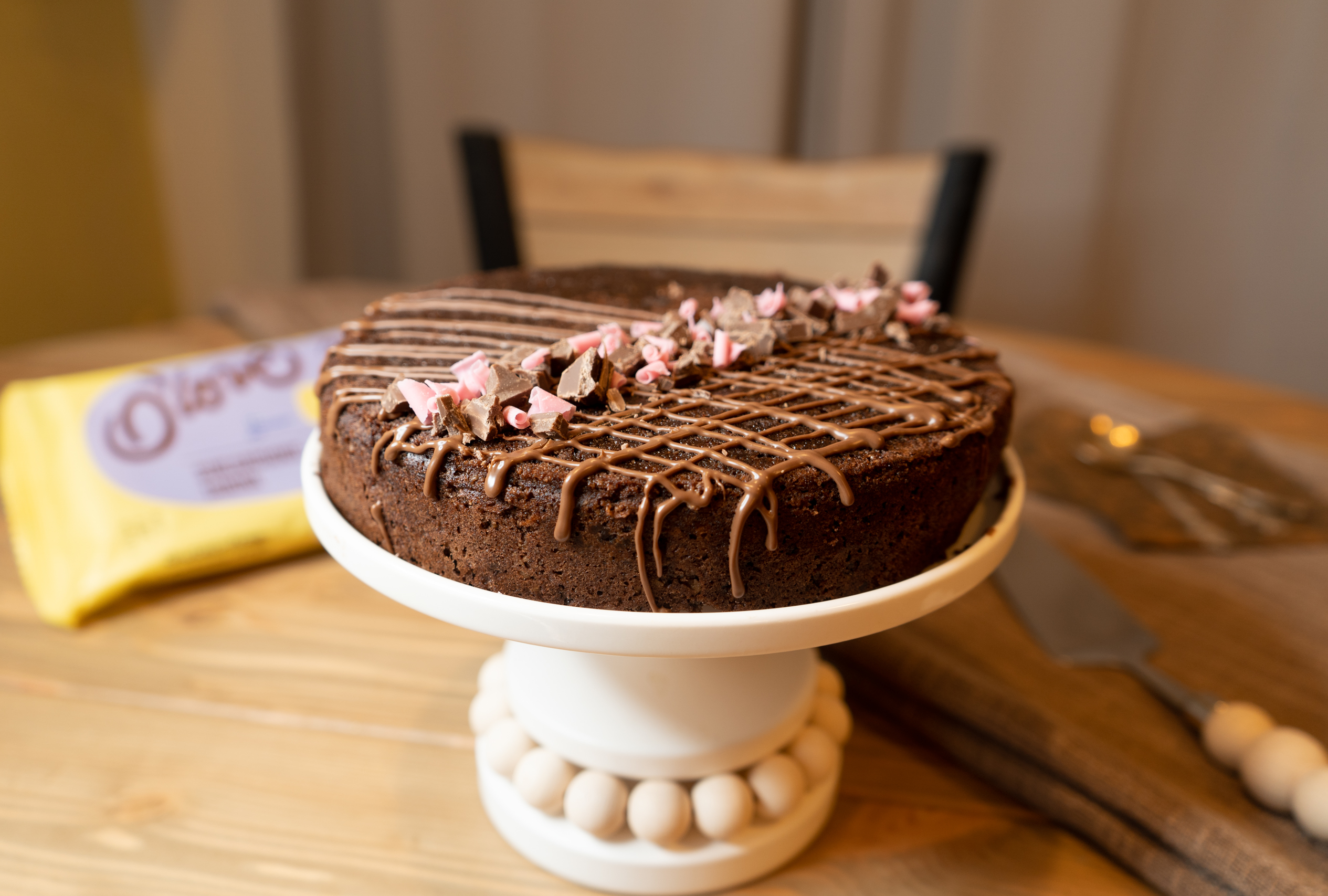 Upside down kirsikkakakku